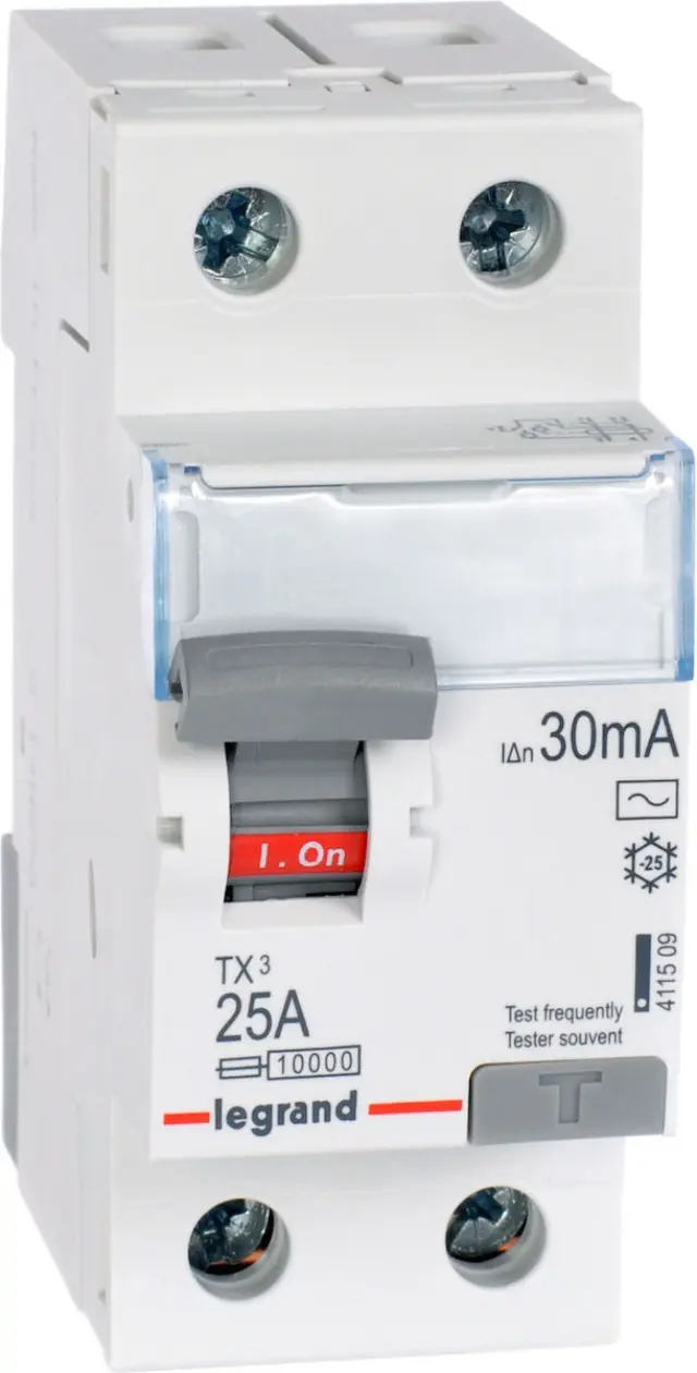 RCCB TX3 2P 25A 30mA Type AC 230V
