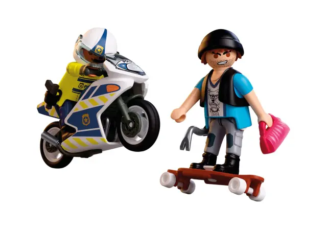 Playmobil City Action Αστυνομική Καταδίωξη με Μοτοσικλέτα / 72079 (Playmobil)
