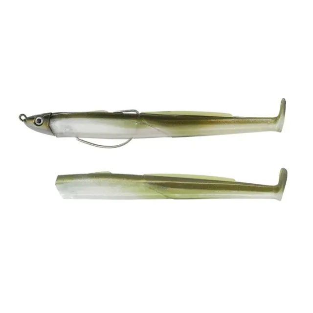 Σιλικονούχο Χέλι Fiiish Black Eel No3 Combo BE1148 Simple Combo Off Shore - 40gr Cloudy White 2