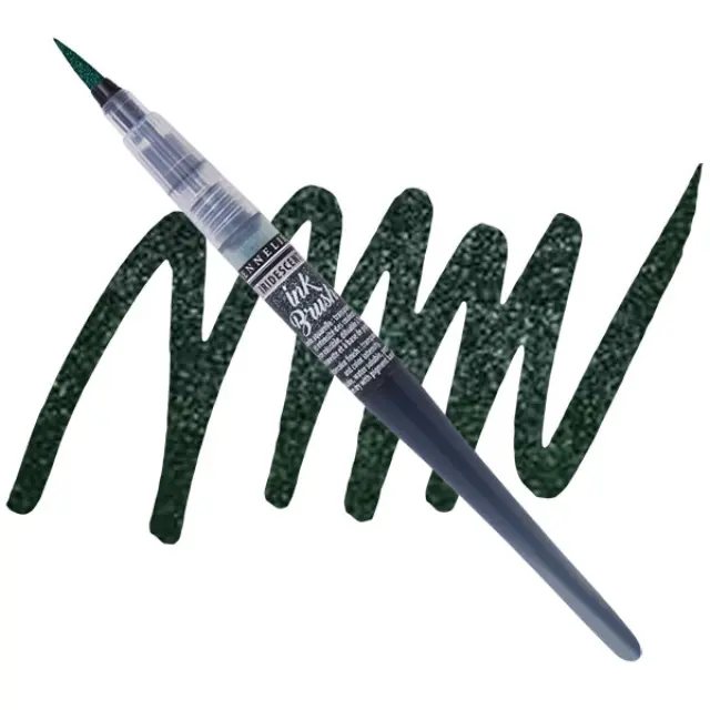 Sennelier Πινέλo Μελανιού 12 Iridescent Green Deep