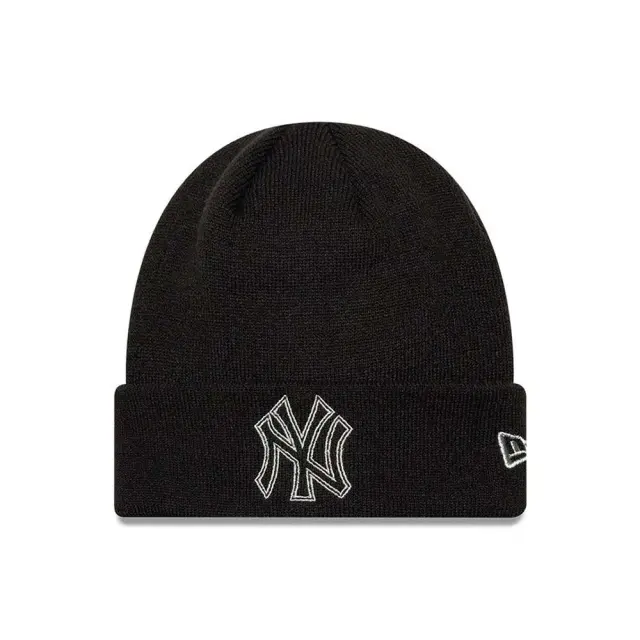 New Era Adult Metallic Outline New York Yankees Cuff Beanie Μαύρο 60915899 (New Era) - One Size