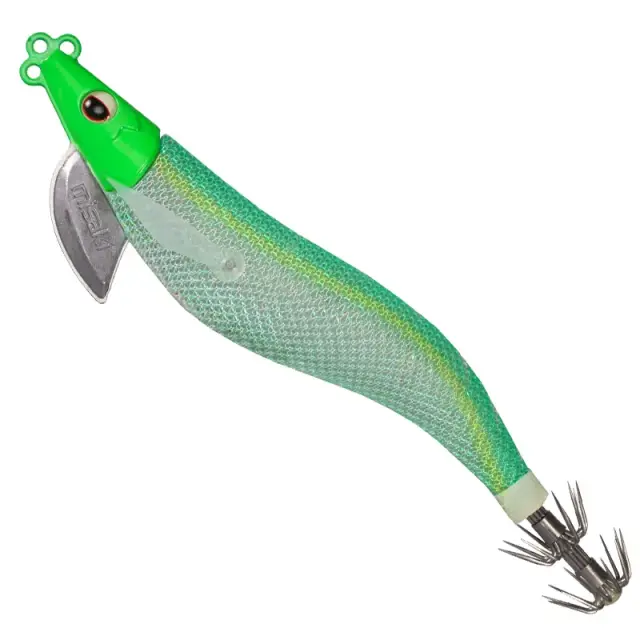 Καλαμαριέρα Misaki Egi Tune #3.5 MIET35GG Green Glow – UV Glow