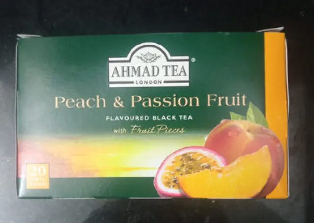 Ahmad Tea PEACH & PASSION FRUIT BLACK TEA - 20 φακελάκια