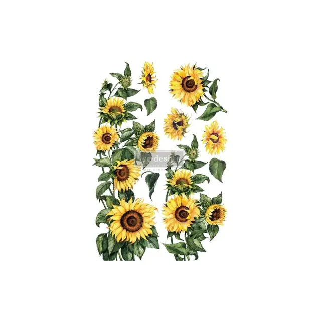 Χαρτί Decor Transfer Prima Re-Design, Sunflower, 61x89cm