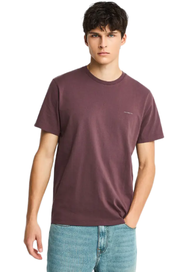 FunkyBuddha ανδρικό μονόχρωμο t-shirt FBM014-001-04-5