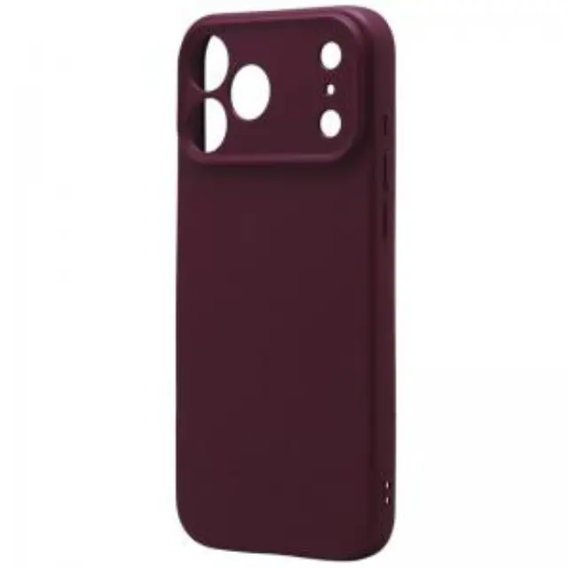 Θήκη Soft TPU inos Apple iPhone 18 Pro 5G S-Cover Μπορντώ N71849 2