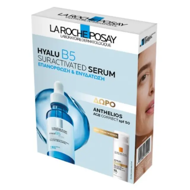 La Roche-Posay Promo Hyalu B5 Suractivated Serum&Δώρο Anthelios Age Correct SPF50 15mL