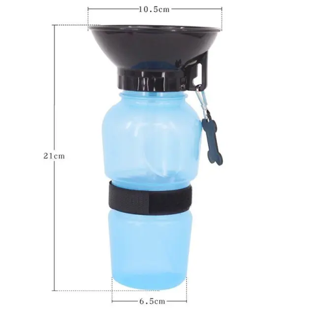 Πλαστικό Μπουκάλι Νερού για Σκύλο 500ml - Water bottle 5110 2