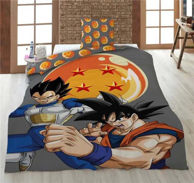 AyMax Παπλωματοθηκη Dragon Ball Z Goku ανδ Vegeta Duvet Cover 140x200cm + 65x65cm 3