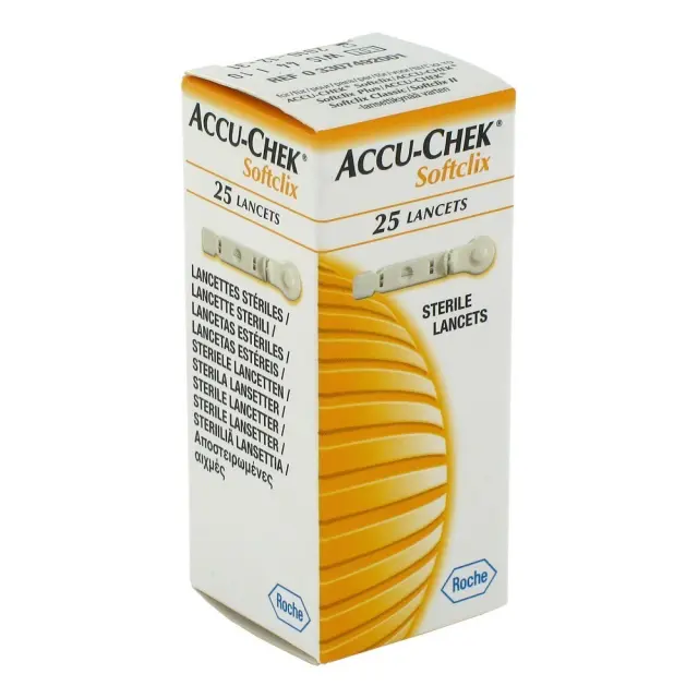Accu-Chek Softclix Βελόνες Μέτρησης Σακχάρου 25 τμχ