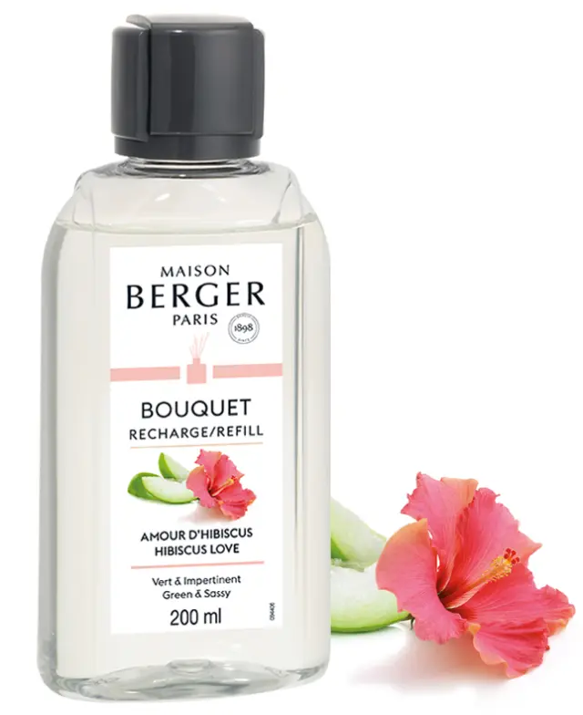 Maison Berger Paris Bouquet Diffuser Refill Υγρό Αναπλήρωσης για Δοχείο Αρωματισμού Χώρου Hibiscus Love 200ml 2