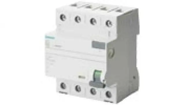 RCCB, 4-pole, type A, In: 40 A, 100 mA, Un AC: 400 V