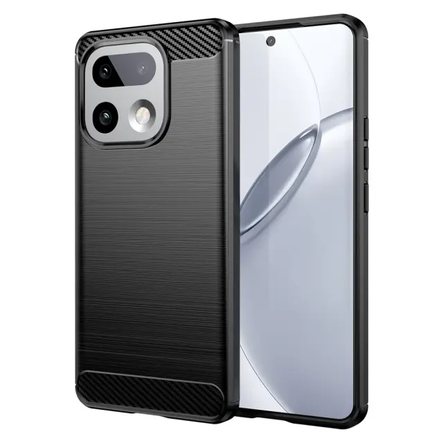 Techsuit - Carbon Silicone - Realme 16 Pro+ - Black