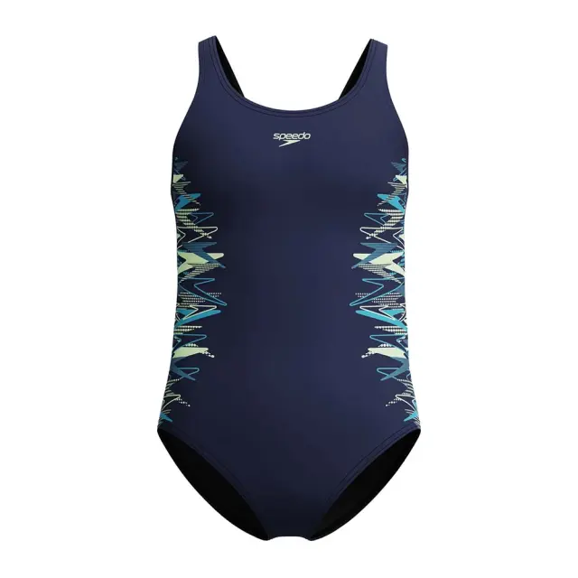 Speedo Girl's Placement Muscleback Swimwear Μπλε Σκούρο 808324003 (Speedo)
