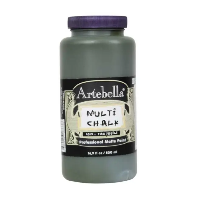 Artebella Χρώμα Κιμωλίας Multi Chalk - 4012 Oil Green - 500ml