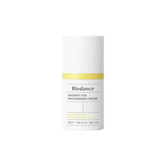 Biodance Radiant Vita Niacinamide Cream Κρέμα Προσώπου για τη Βελτίωση της Όψης Δυσχρωμιών, Ανομοιόμορφου Τόνου Δέρματος και Σημαδιών Ακμής, 50ml