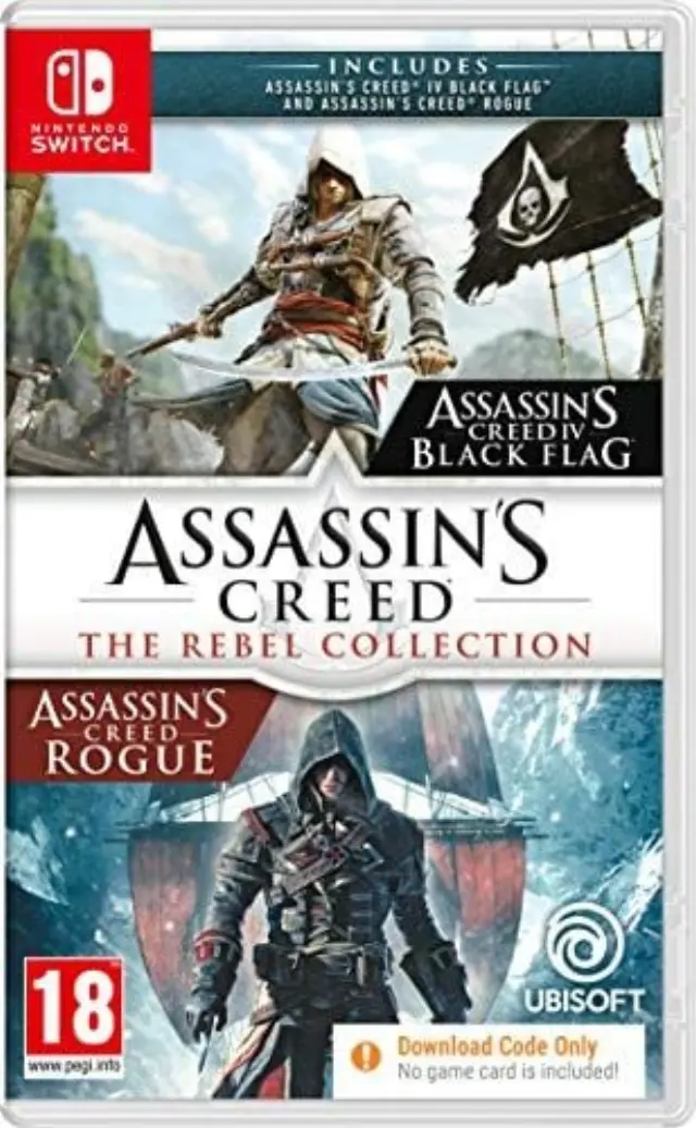 Assassins Creed Rebel Collection (Code in a Box) - Nintendo Switch