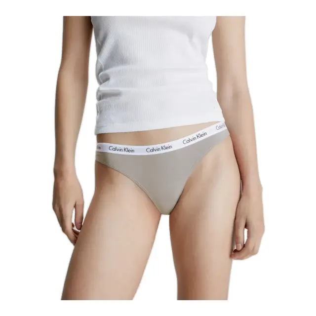 Calvin Klein Γυναικείο String Carousel Thong, Χρώμα Satellite - L