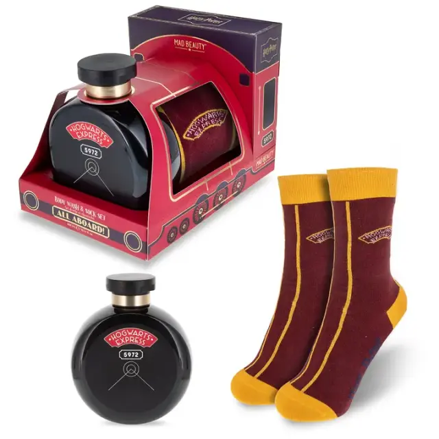 Harry Potter Hogwarts Express Body Wash and Sock Set 300ml 2