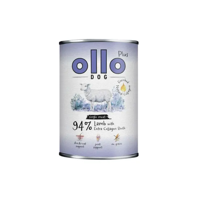 OLLO Plus Collagen Lamb - wet dog food - 400g