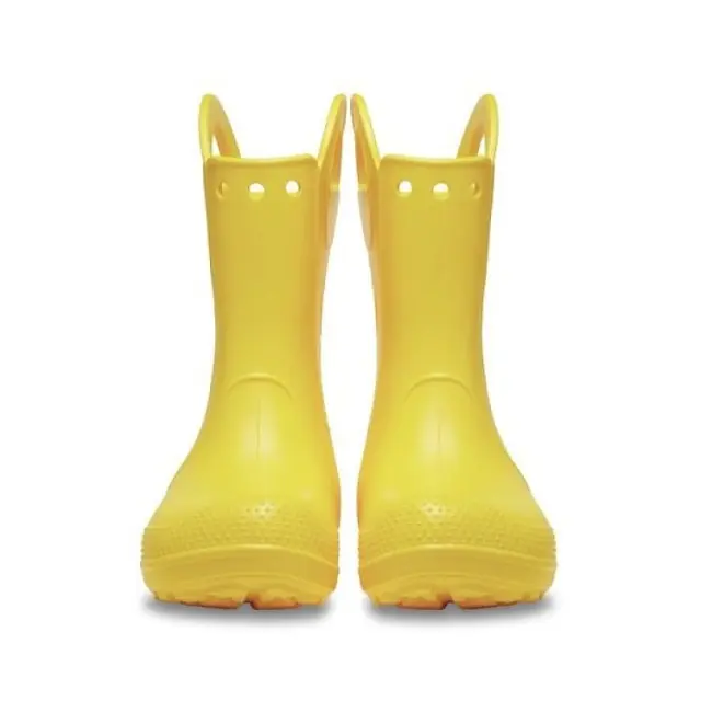 Παιδικές Γαλότσες Crocs Handle Rain K-Yellow (Μεγέθη 22-28) ΚΙΤΡΙΝΟ 3