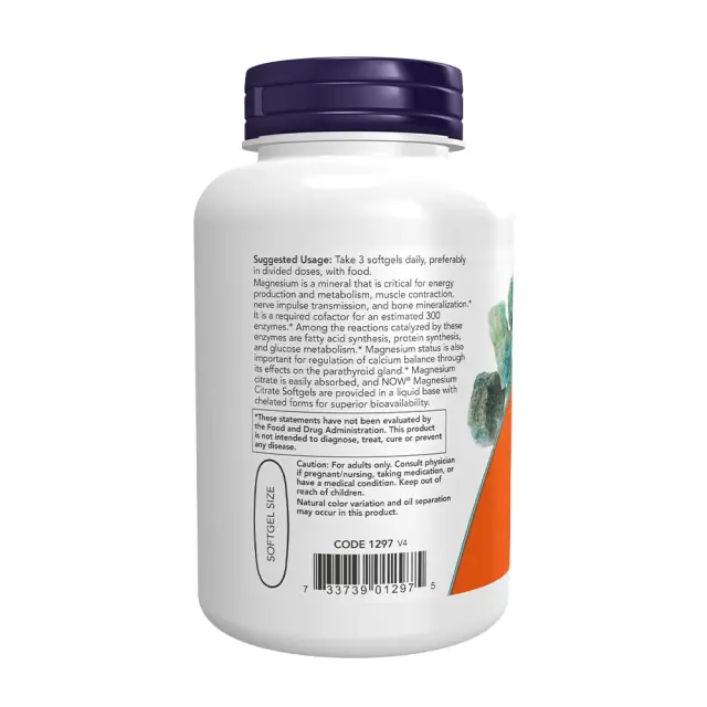 Now Foods Magnesium Citrate 3