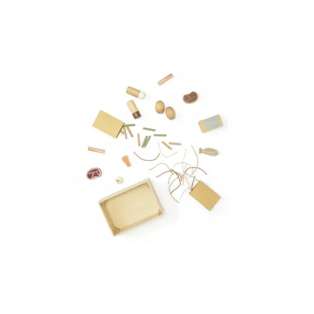 Ξύλινο Καλαθάκι Με Τρόφιμα Kid's Hub - Kid's Concept
