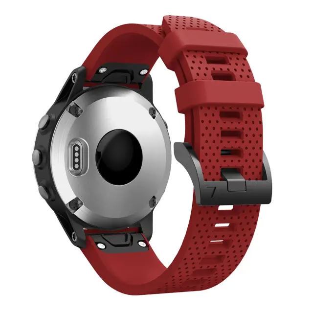 Λουράκι Σιλικόνης για Garmin Fenix 5s/6s/6s/7s Pro/8/9 (43mm)- Red OEM