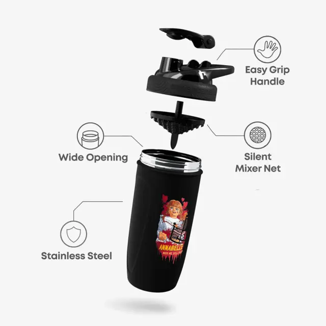SmartShake Stainless Steel Shaker annabelle, 900-ml 2