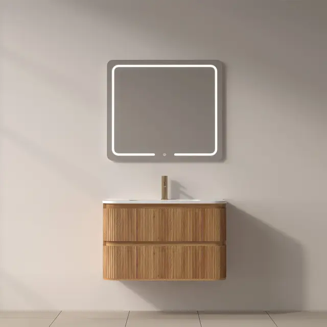 Βάση Επίπλου Μπάνιου NORDIC 80 με 2 Συρτάρια Acacia 790x460x495mm KARAG