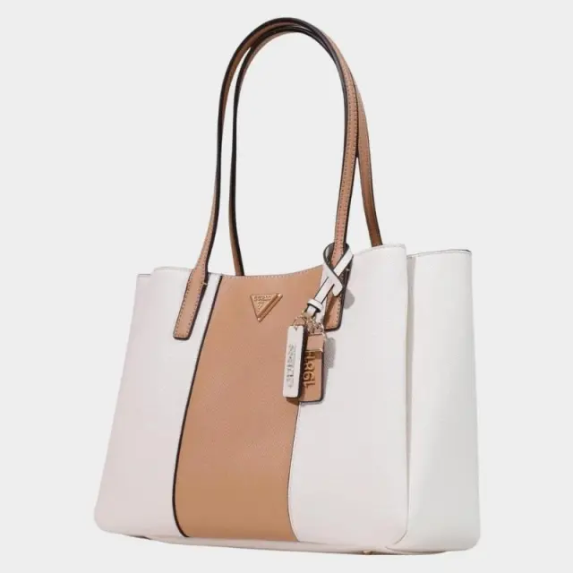 Guess - Γυναικεία Τσάντα Tote Noelle HWZG9672260-bei Μπεζ 2
