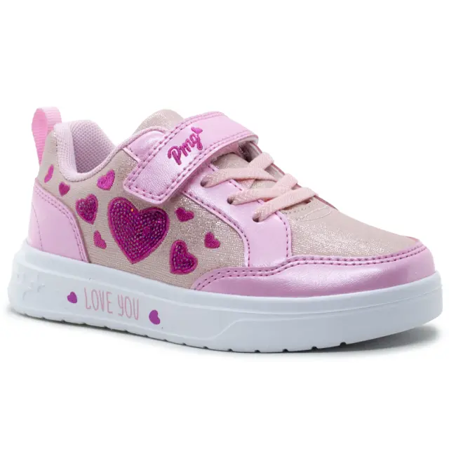 Sneakers Primigi Ροζ με καρδούλες 1466011 - 27 2