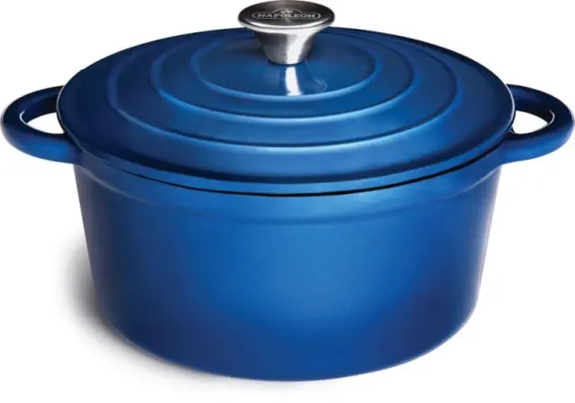 Μαντεμένια Κατσαρόλα Dutch Oven 28cm 6lt Με Επισμάλτωση Πορσελάνης - NAPOLEON 3