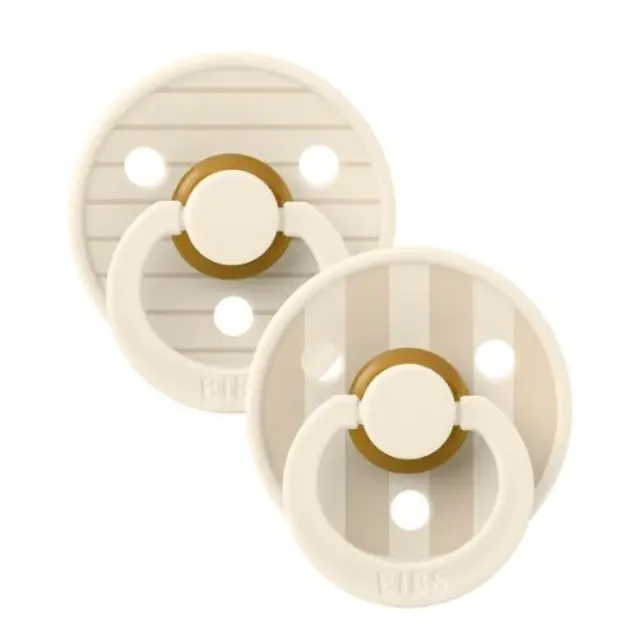 Σετ 2 Πιπίλες Studio Collection Colour Pin Vanilla Mix (6-18 μηνών) - Bibs