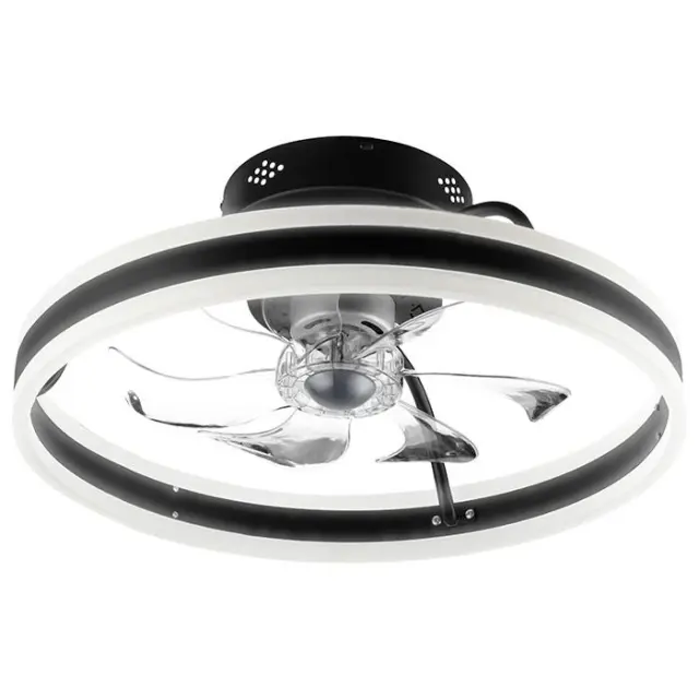 Ανεμιστήρας οροφής DC 20\" με LED φωτιστικό και τηλεχειριστήριο, 20W