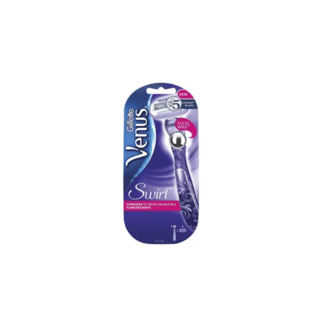 Gillette Venus Swirl Ξυριστική Μηχανή με Τεχνολογία Flexball, 1 μηχανή & 1 ανταλλακτικό