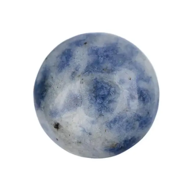 Καμπουσόν Ίασπις Blue Spot Στρογγυλό - Ø4mm - 5τεμ