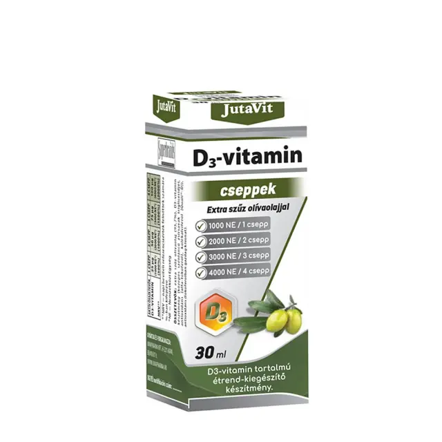JutaVit Vitamin D3 drops with Extra Virgin Olive Oil