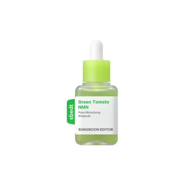 Sungboon Editor Green Tomato NMN Pore Minimizing Lifting Ampoule Προσώπου Αντιμετώπιση Διευρυμένων Πόρων και της Περίσσειας Σμήγματος, 40ml