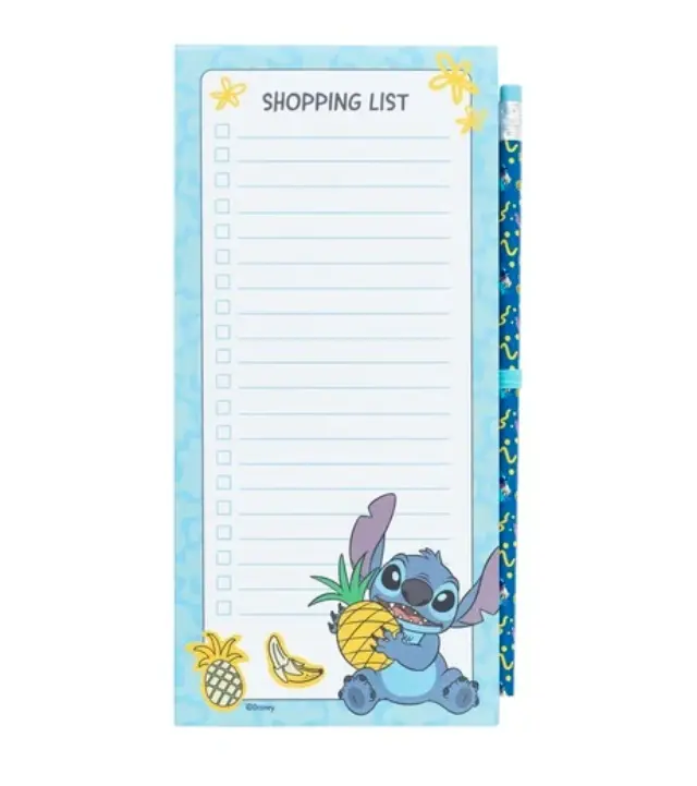 Lilo + Stitch - STITCH - Magnetic Shopping List + Pencil (Σημειωματάριο για ψώνια + Μολύβι) Με Μαγνήτη (NMGE011)