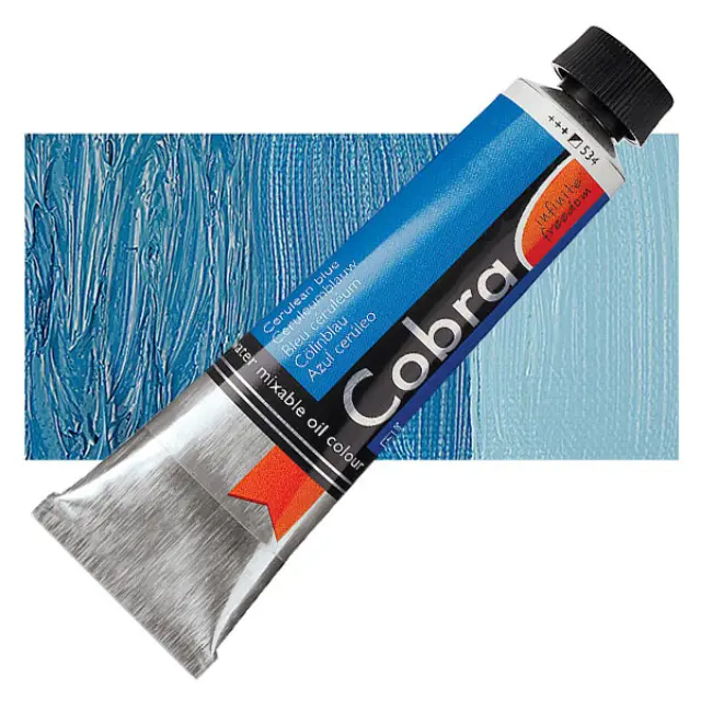 Λάδι Νερού Talens Cobra - 534 Cerulean Blue - 40ml