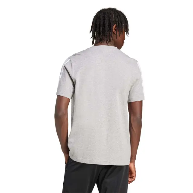 adidas Sportswear Men's 3Stripes Single Jersey T-Shirt Γκρι JV6786 (adidas Sportswear) 2