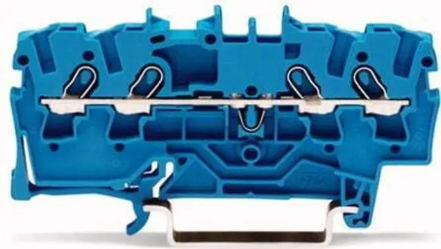 Terminal block 4-conductor through 1.5mm² black