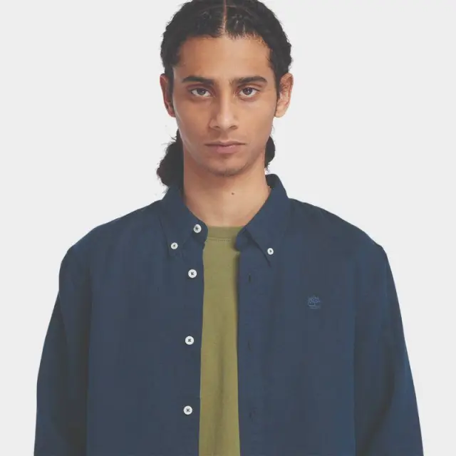 Timberland - Ανδρικό Πουκάμισο Lovell Lake Shirt TB0A2DR9-433 Μπλε Σκούρο - S 3