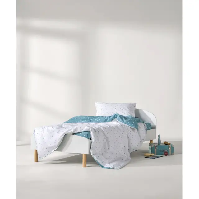 Σετ Παιδικά Σεντόνια Μονά 3 Τεμαχίων Kentia Timothy White-Blue-Green-Yellow 160x245