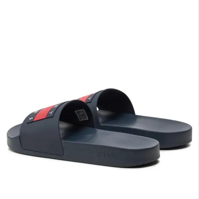 Tommy Hilfiger - Ανδρικές Παντόφλες Pool Slides EM0EM01191-C1G Μπλε Σκούρο - 41 3