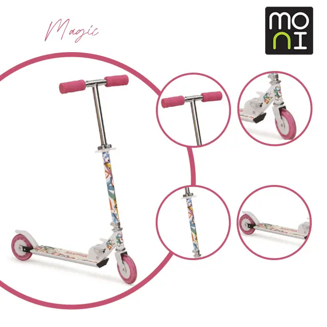 MONI - Scooter Magic mania pink D001-1 - 3800146255572