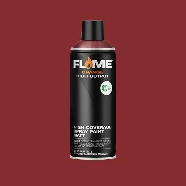 Flame Orange Spray Paint 400ml FO-306 Ruby Red