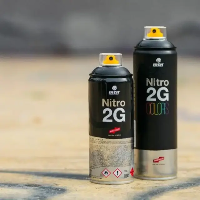 MTN Nitro 2G Colors Spray Paint Silver 3