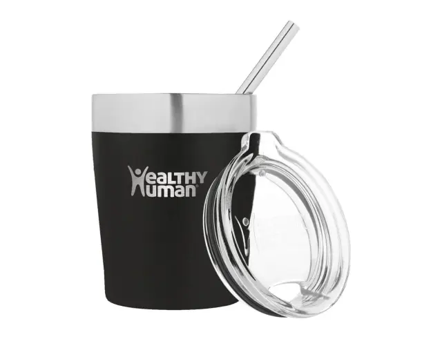Ποτήρι Θερμός Cruiser Healthy Human με χωρητικότητα 354ml και διατήρηση θερμοκρασίας 12h ζεστό / 24h κρύο - Pure Black 12OZ Pure Black 2